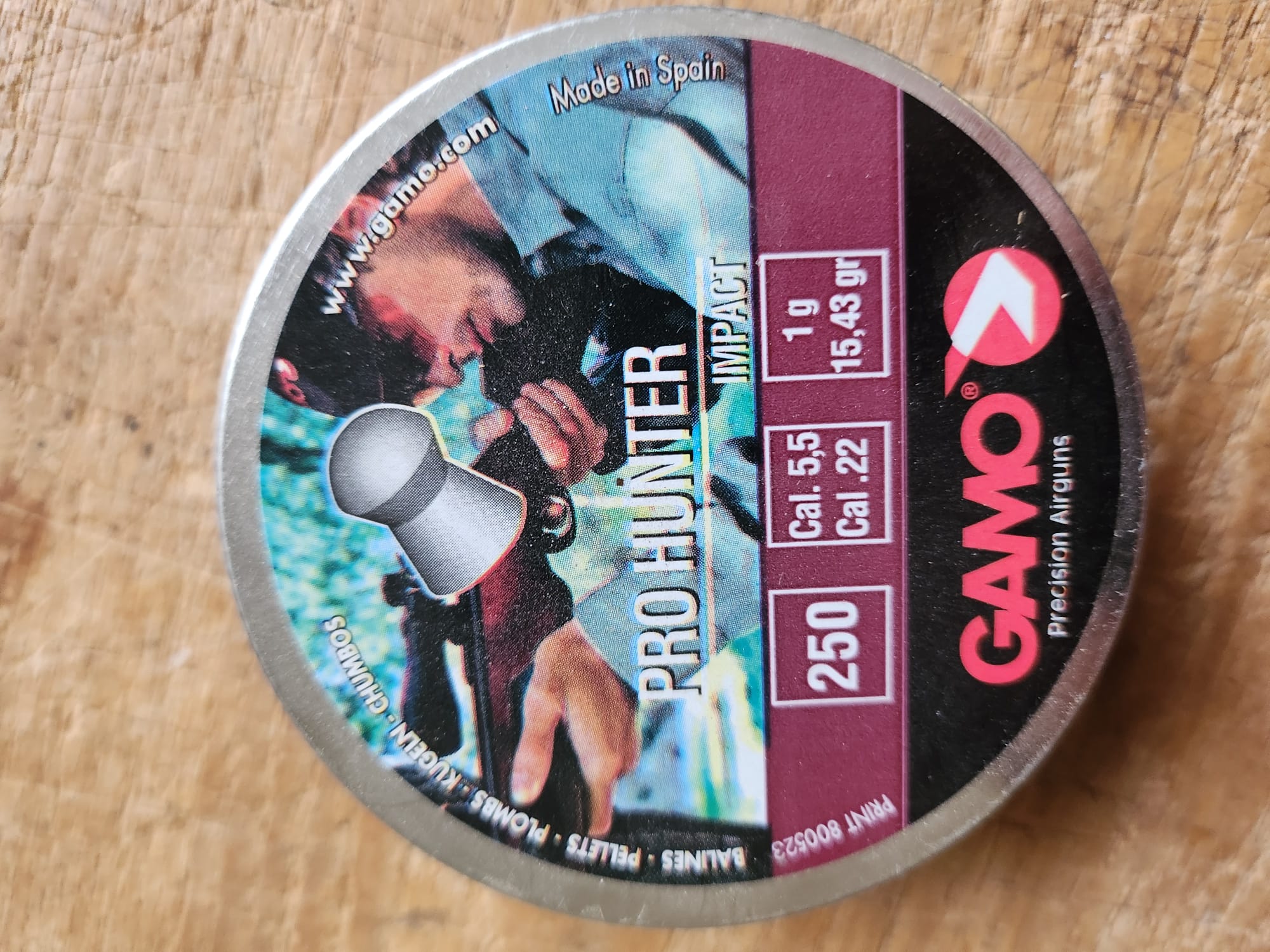 foto Diabolo Gamo Pro Hunter 250ks cal.5,5mm